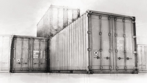 Grafik Container 3D