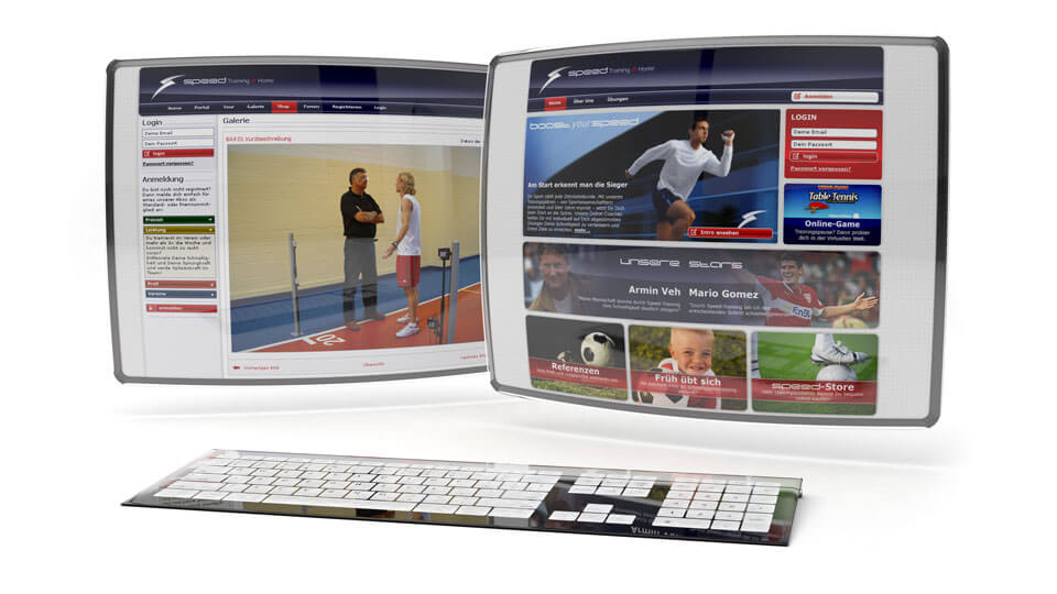 Speed Training @ Home Website Abbildung Speed Training @ Home Website
