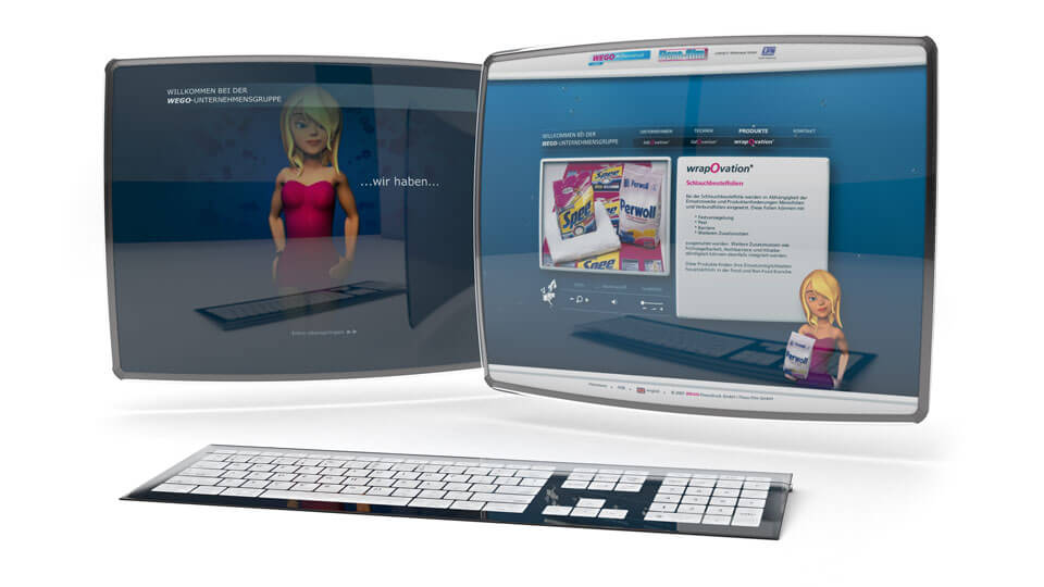 Flash-Website Wego - Flexodruck GmbH Abbildung Flash-Website Wego - Flexodruck GmbH